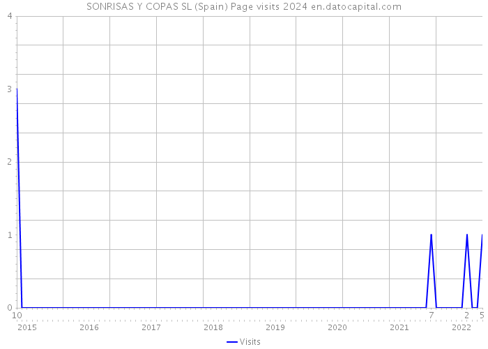 SONRISAS Y COPAS SL (Spain) Page visits 2024 