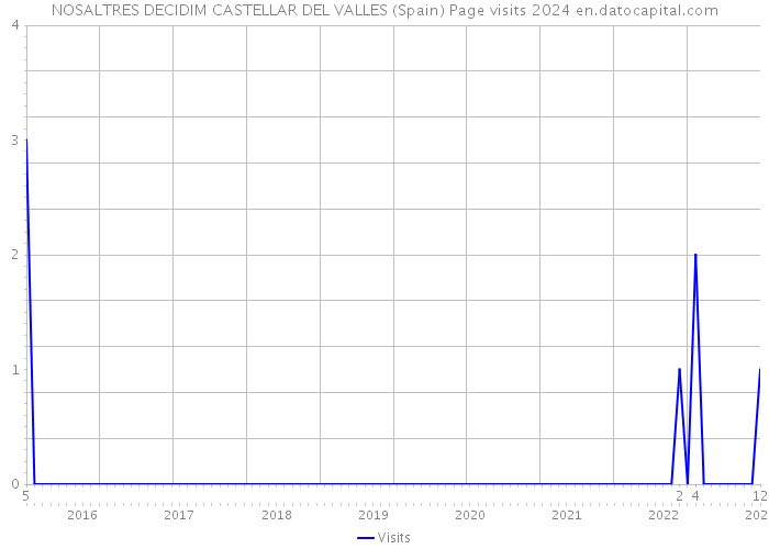 NOSALTRES DECIDIM CASTELLAR DEL VALLES (Spain) Page visits 2024 