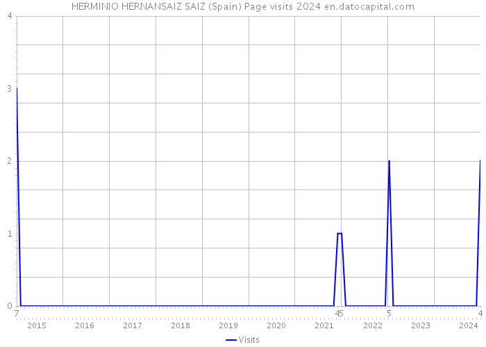 HERMINIO HERNANSAIZ SAIZ (Spain) Page visits 2024 