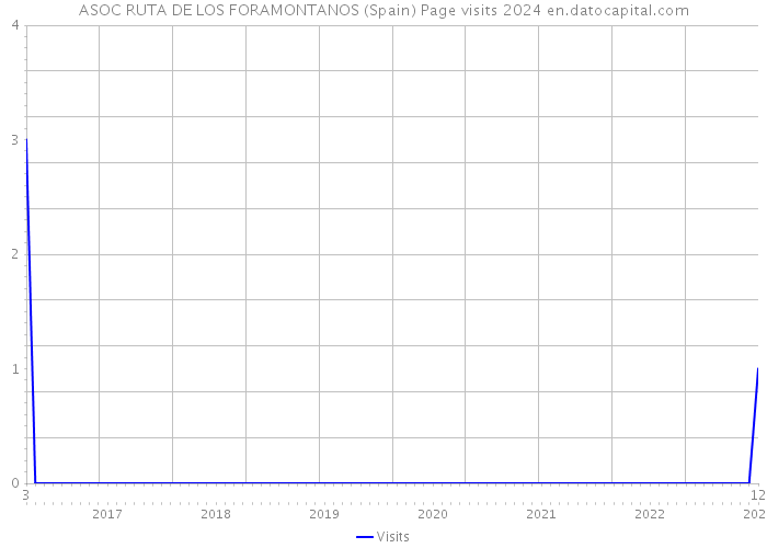 ASOC RUTA DE LOS FORAMONTANOS (Spain) Page visits 2024 