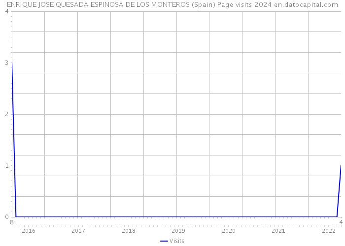 ENRIQUE JOSE QUESADA ESPINOSA DE LOS MONTEROS (Spain) Page visits 2024 