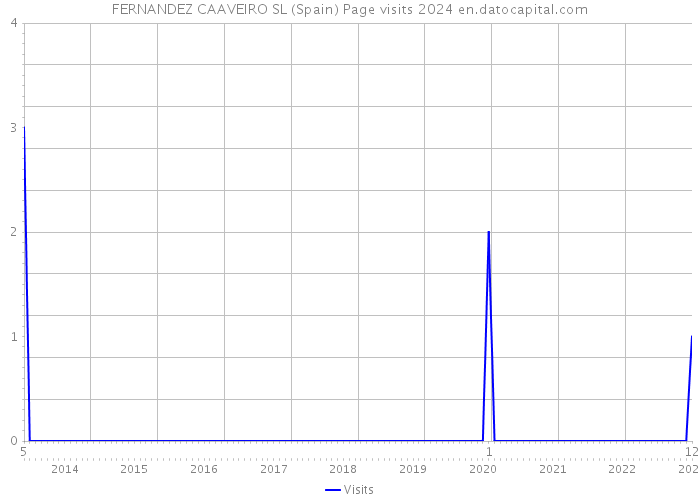 FERNANDEZ CAAVEIRO SL (Spain) Page visits 2024 