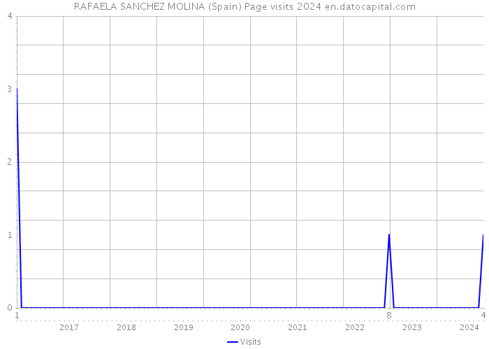 RAFAELA SANCHEZ MOLINA (Spain) Page visits 2024 