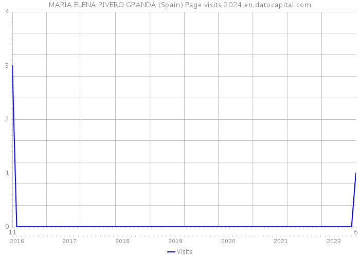 MARIA ELENA RIVERO GRANDA (Spain) Page visits 2024 