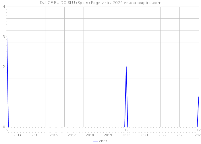 DULCE RUIDO SLU (Spain) Page visits 2024 