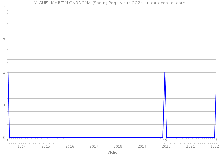 MIGUEL MARTIN CARDONA (Spain) Page visits 2024 