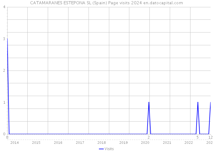 CATAMARANES ESTEPONA SL (Spain) Page visits 2024 