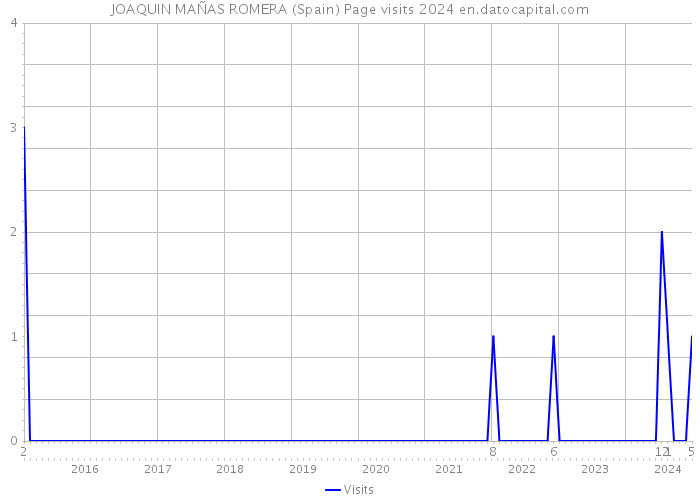 JOAQUIN MAÑAS ROMERA (Spain) Page visits 2024 