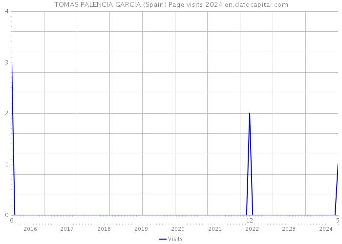 TOMAS PALENCIA GARCIA (Spain) Page visits 2024 