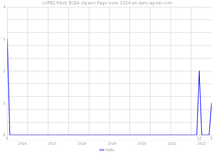 LOPEZ RAUL EGEA (Spain) Page visits 2024 