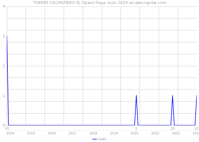 TORRES CACHAFEIRO SL (Spain) Page visits 2024 