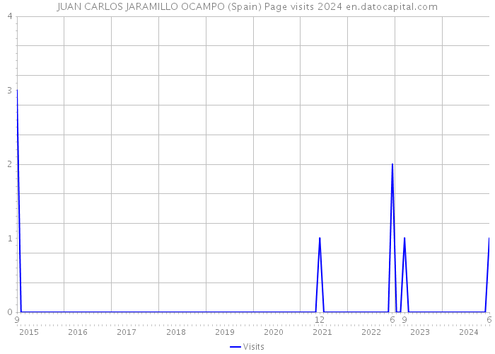 JUAN CARLOS JARAMILLO OCAMPO (Spain) Page visits 2024 