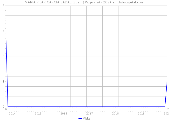 MARIA PILAR GARCIA BADAL (Spain) Page visits 2024 