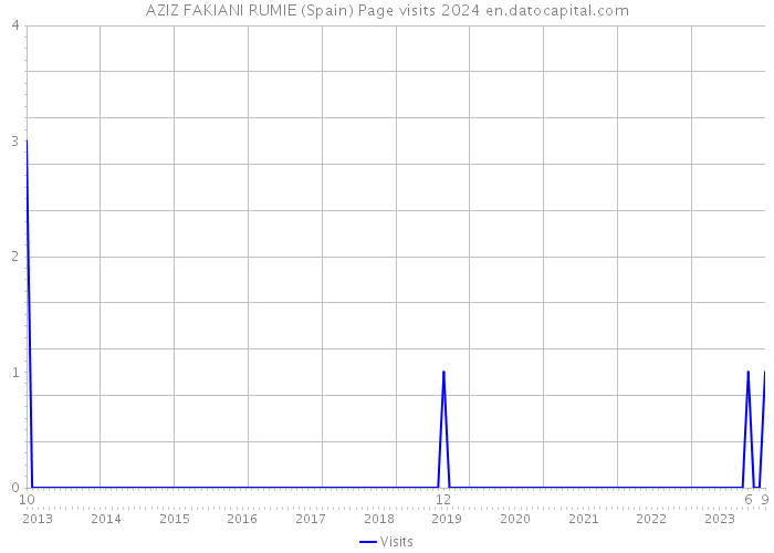 AZIZ FAKIANI RUMIE (Spain) Page visits 2024 