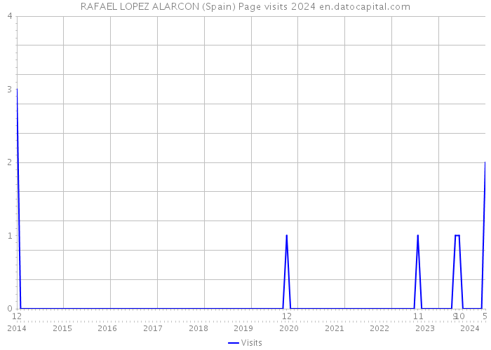 RAFAEL LOPEZ ALARCON (Spain) Page visits 2024 