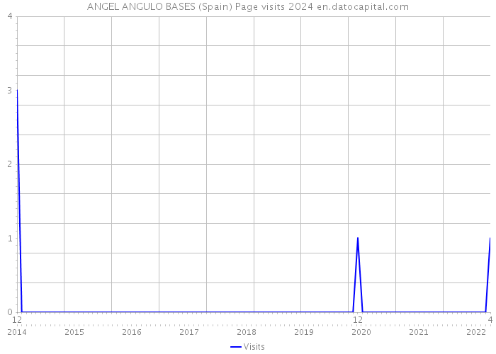 ANGEL ANGULO BASES (Spain) Page visits 2024 