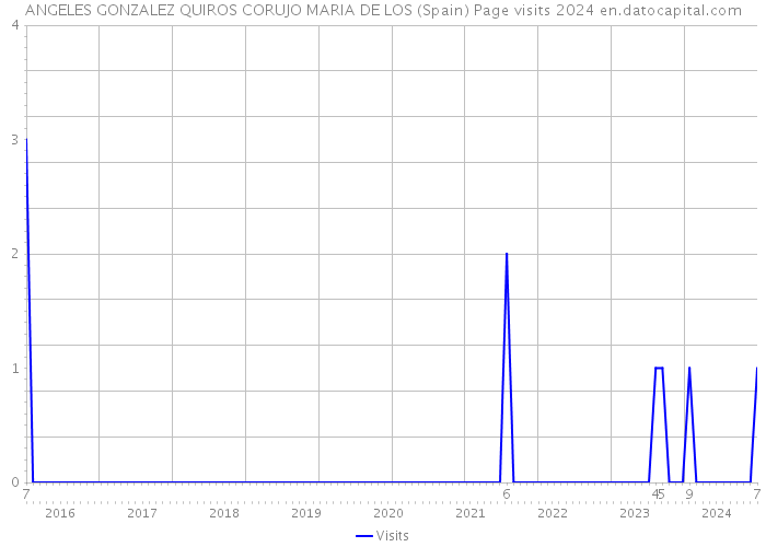 ANGELES GONZALEZ QUIROS CORUJO MARIA DE LOS (Spain) Page visits 2024 