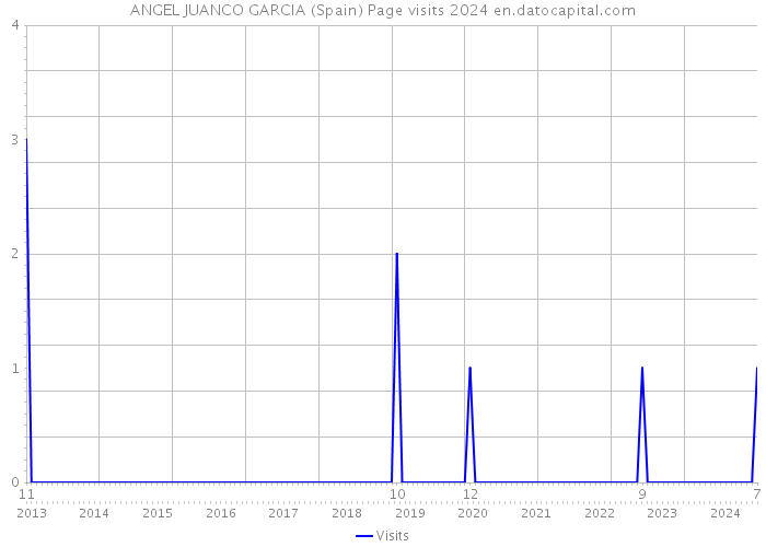 ANGEL JUANCO GARCIA (Spain) Page visits 2024 