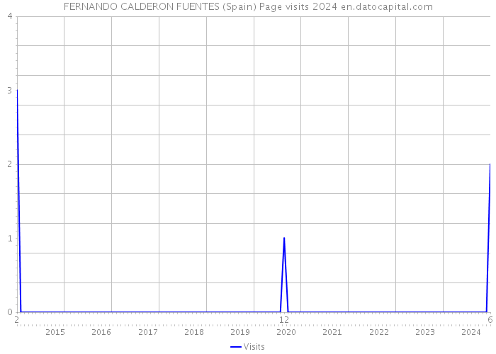 FERNANDO CALDERON FUENTES (Spain) Page visits 2024 