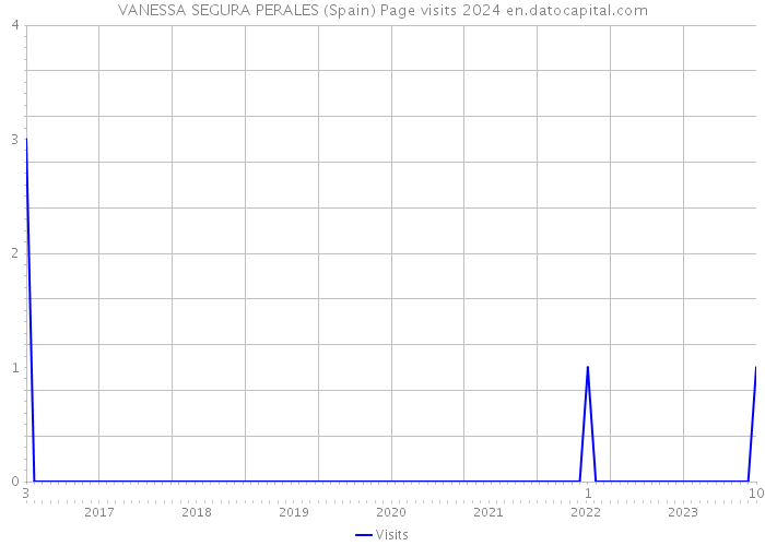 VANESSA SEGURA PERALES (Spain) Page visits 2024 
