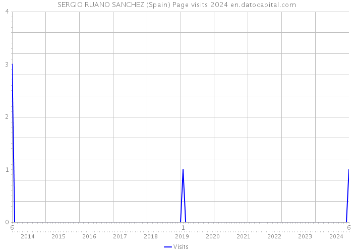 SERGIO RUANO SANCHEZ (Spain) Page visits 2024 