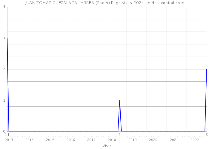 JUAN TOMAS GUEZALAGA LARREA (Spain) Page visits 2024 