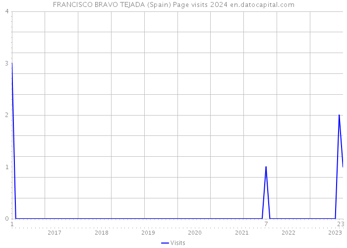 FRANCISCO BRAVO TEJADA (Spain) Page visits 2024 