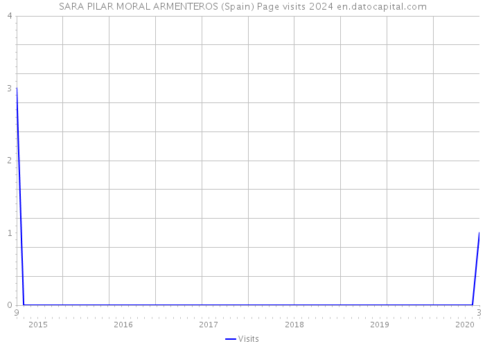 SARA PILAR MORAL ARMENTEROS (Spain) Page visits 2024 