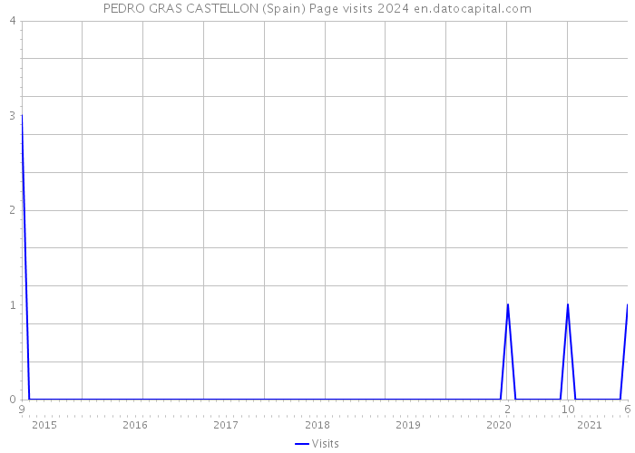PEDRO GRAS CASTELLON (Spain) Page visits 2024 