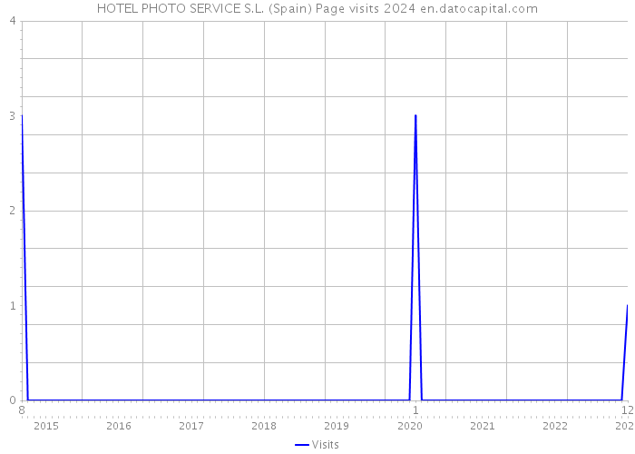 HOTEL PHOTO SERVICE S.L. (Spain) Page visits 2024 