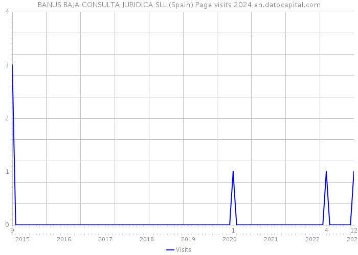 BANUS BAJA CONSULTA JURIDICA SLL (Spain) Page visits 2024 
