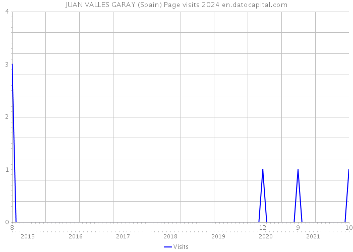 JUAN VALLES GARAY (Spain) Page visits 2024 