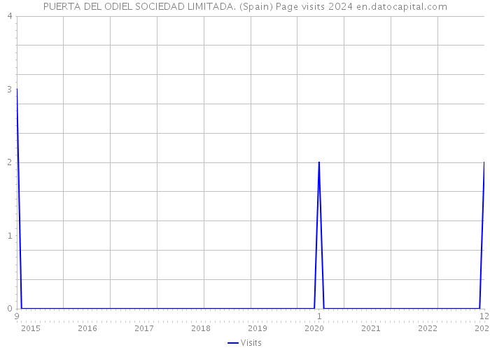 PUERTA DEL ODIEL SOCIEDAD LIMITADA. (Spain) Page visits 2024 