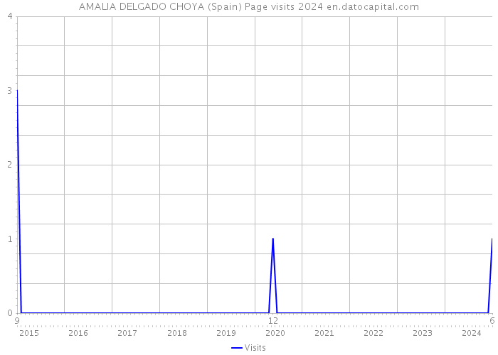 AMALIA DELGADO CHOYA (Spain) Page visits 2024 