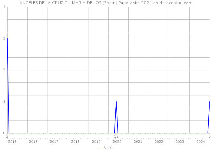 ANGELES DE LA CRUZ GIL MARIA DE LOS (Spain) Page visits 2024 