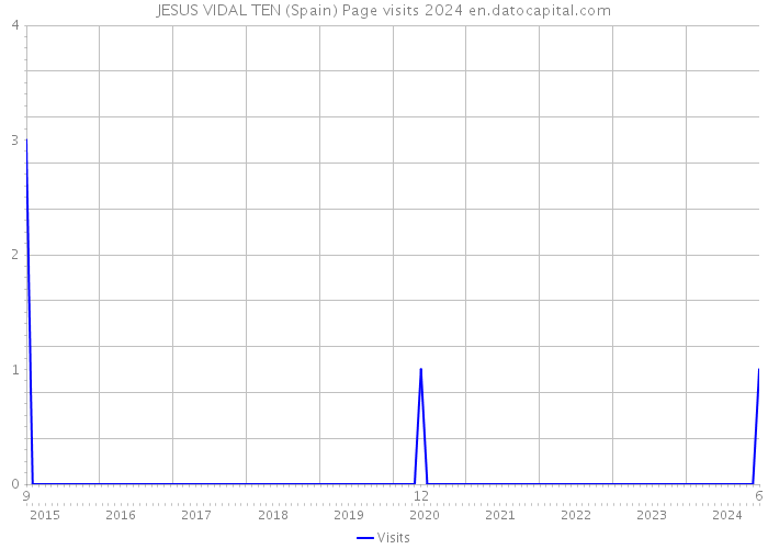 JESUS VIDAL TEN (Spain) Page visits 2024 