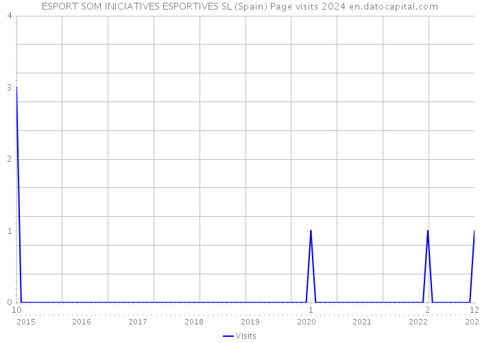 ESPORT SOM INICIATIVES ESPORTIVES SL (Spain) Page visits 2024 