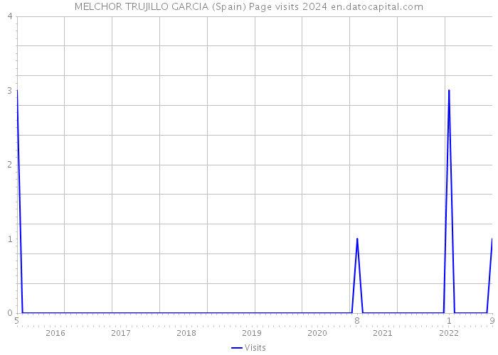 MELCHOR TRUJILLO GARCIA (Spain) Page visits 2024 