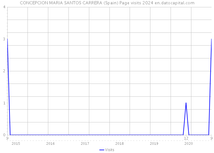 CONCEPCION MARIA SANTOS CARRERA (Spain) Page visits 2024 