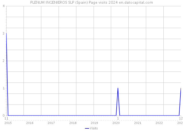 PLENUM INGENIEROS SLP (Spain) Page visits 2024 