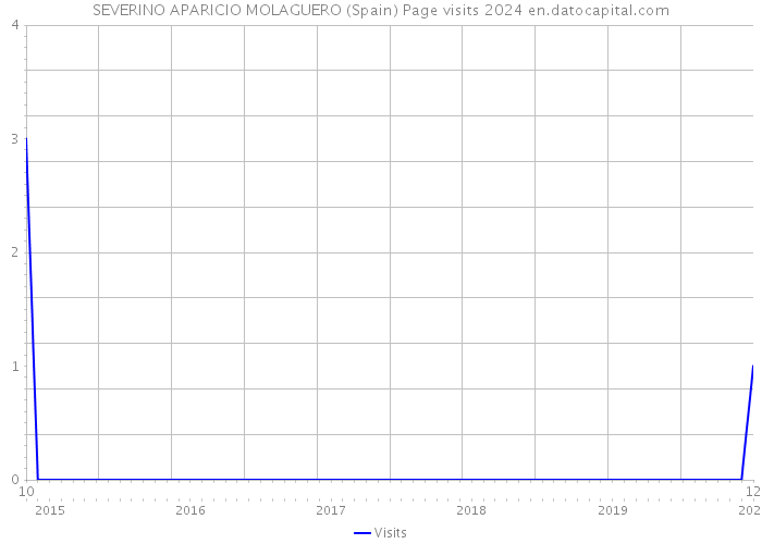SEVERINO APARICIO MOLAGUERO (Spain) Page visits 2024 