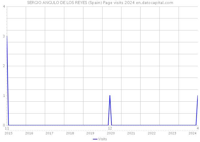 SERGIO ANGULO DE LOS REYES (Spain) Page visits 2024 