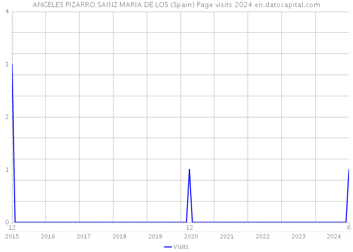 ANGELES PIZARRO SAINZ MARIA DE LOS (Spain) Page visits 2024 