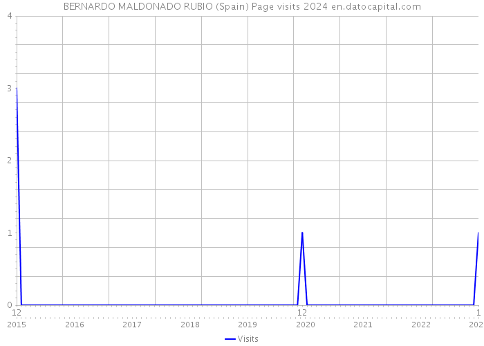 BERNARDO MALDONADO RUBIO (Spain) Page visits 2024 