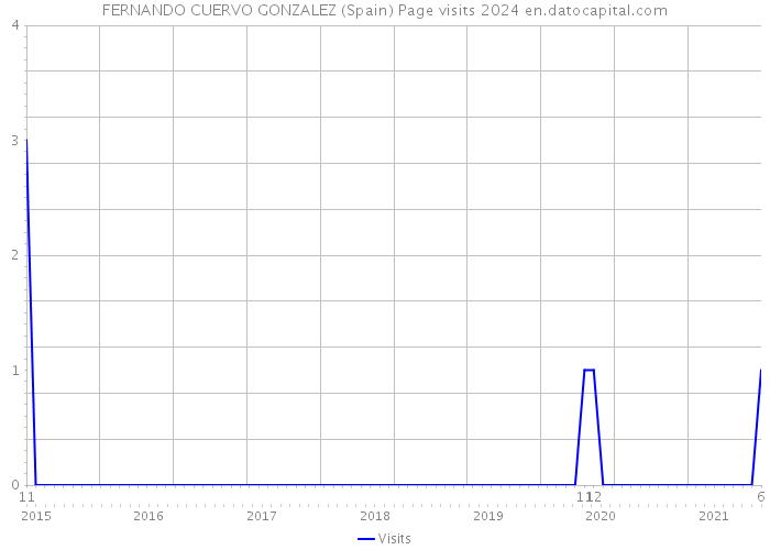 FERNANDO CUERVO GONZALEZ (Spain) Page visits 2024 