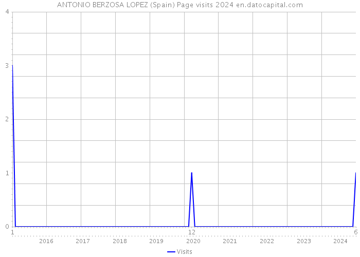 ANTONIO BERZOSA LOPEZ (Spain) Page visits 2024 
