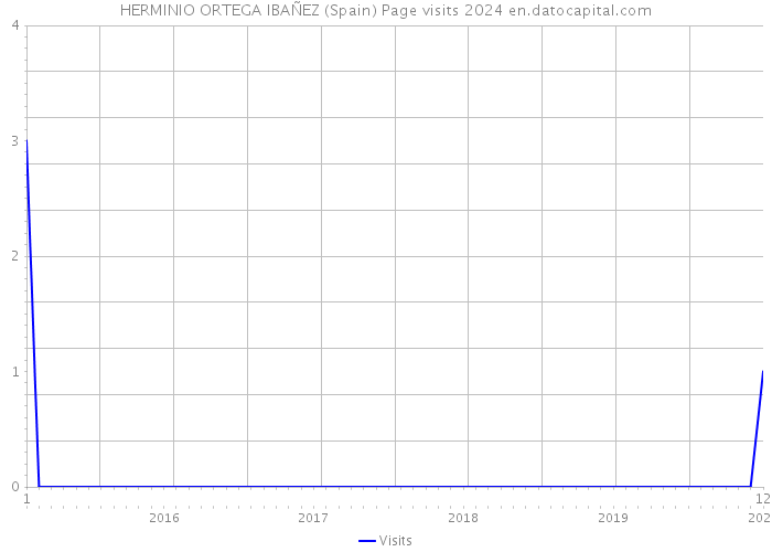 HERMINIO ORTEGA IBAÑEZ (Spain) Page visits 2024 