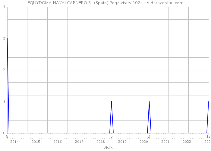 EQUYDOMA NAVALCARNERO SL (Spain) Page visits 2024 