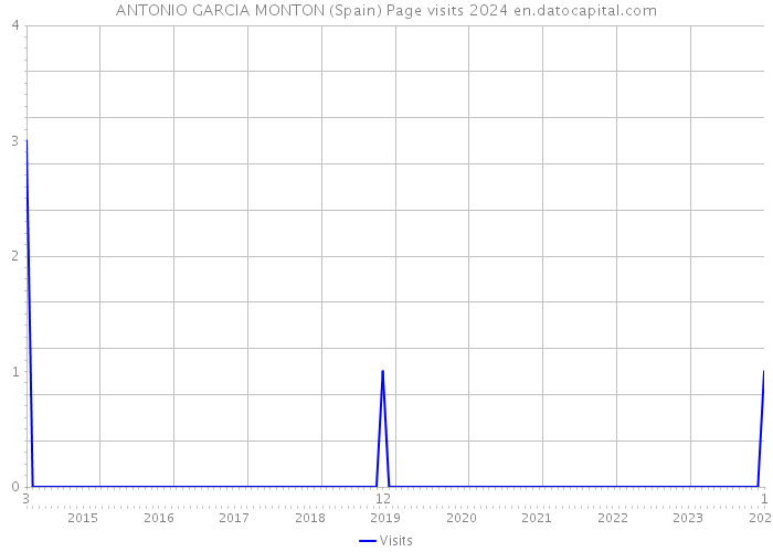 ANTONIO GARCIA MONTON (Spain) Page visits 2024 