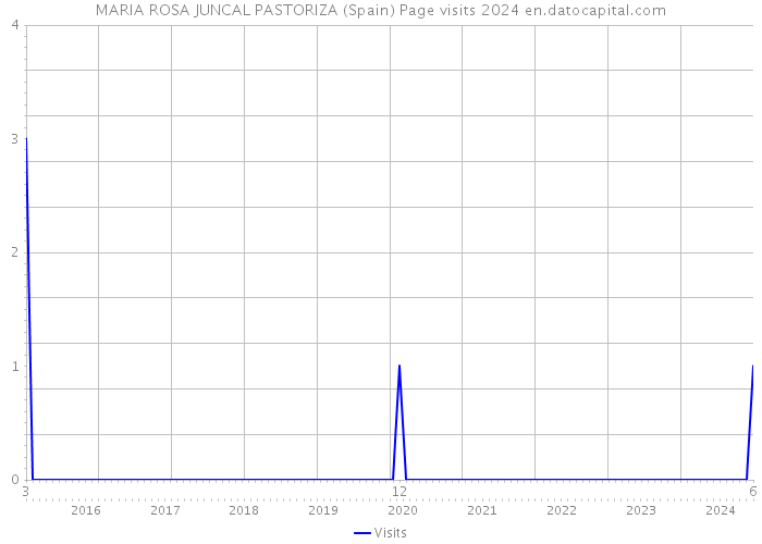 MARIA ROSA JUNCAL PASTORIZA (Spain) Page visits 2024 